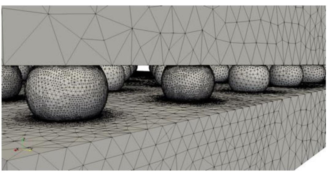 Advanced meshing and parallel computing techniques allowed us to solve for the nonlinear stress response of thousands of solder joints