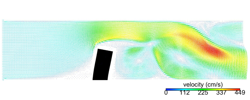 Flow past flexible structure